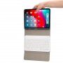 Калъф с бяла клавиатура и място за Apple Pencil за iPad Pro 11" (2018-2022) - винен