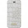 Guess Shiny Croco Book флип калъф за iPhone 6 / 6S - бежово