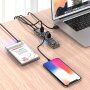 ORICO разклонител / хъб със 7 USB 3.0 порта - прозрачно