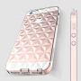 USAMS пластмасов кейс с формата на диаманти с прахоустойчиви тапи за iPhone SE (2016) / 5S / 5