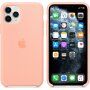 Apple силиконов кейс за iPhone 11 Pro Max - цвят розов грейпфрут