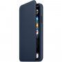 Oригинален Apple Folio кожен калъф за iPhone 11 Pro Max - тъмно син