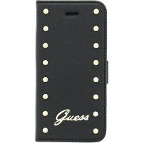 Guess Studded Folio флип калъф за iPhone 6 Plus / 6S Plus - черно