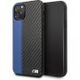 BMW Carbon Stripe кейс за iPhone 11 Pro Max - син