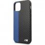 BMW Carbon Stripe кейс за iPhone 11 Pro Max - син