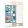 Закалено 3D стъкло за целия телефон за iPhone SE (2016)/ 5S / 5 - 0,3 mm - златно