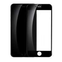 BASEUS закалено 3D стъкло по краищата на телефона за iPhone 8 Plus / 7 Plus - 0.23мм- черно