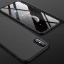 GKK кейс с 360-градусова защита против удари за iPhone XS Max - черен