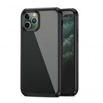 Ipaky защитен кейс от мека пластмаса и закалено стъкло за iPhone 11 Pro Max - черен