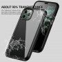 Ipaky защитен кейс от мека пластмаса и закалено стъкло за iPhone 11 Pro Max - черен