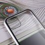 Калъф за целия телефон от закалено стъкло с метална рамка за iPhone 11 Pro - сребърно