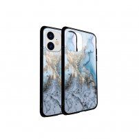 NXE кейс със стъклена задна страна за iPhone 11 - златен пясък