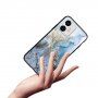 NXE кейс със стъклена задна страна за iPhone 11 - златен пясък