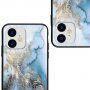 NXE кейс със стъклена задна страна за iPhone 11 - златен пясък