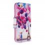 Флип калъф балони и Айфеловата кула за iPhone 7 / 8 / SE (2020/2022) - пъстър
