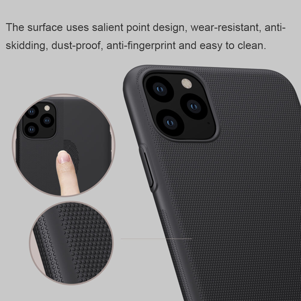 Nillkin матов кейс с грапава повърхност за iPhone 11 Pro Max - син