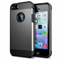 Изключително устойчив "Armor" кейс за iPhone 5 / 5S / SE (2016) - сив