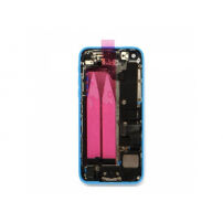 Напълно оборудван резервен заден кейс за Apple iPhone 5C - син