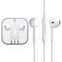 Слушалки с микрофон и регулиране на силата на звука с конектор 3,5 mm жак за Apple устройства - бели