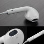 Слушалки с микрофон и регулиране на силата на звука с конектор 3,5 mm жак за Apple устройства - бели