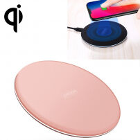 JOYROOM бързо и тънко сертификовано Qi зарядно за iPhone / 8 / 8 Plus -розе голд