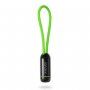 X-LEVEL елегантен USB / lightning кабел за Apple iPhone / iPad / iPod - 8cm - зелен