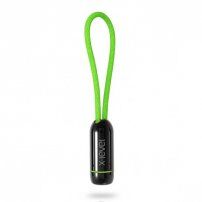 X-LEVEL елегантен USB / lightning кабел за Apple iPhone / iPad / iPod - 8cm - зелен