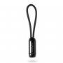X-LEVEL елегантен USB / lightning кабел за Apple iPhone / iPad / iPod - 8cm - черен