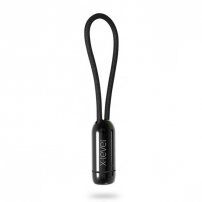 X-LEVEL елегантен USB / lightning кабел за Apple iPhone / iPad / iPod - 8cm - черен