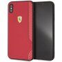 Ferrari On Track кейс за iPhone XS Max - червен