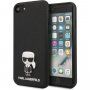 Karl Lagerfeld Saffiano Iconic кейс за iPhone 7 / 8 / SE (2020/2022) - черен