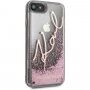 Karl Lagerfeld Signature Glitter кейс за iPhone 7 / 8 / SE (2020/2022) - розово златен