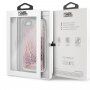 Karl Lagerfeld Signature Glitter кейс за iPhone 7 / 8 / SE (2020/2022) - розово златен