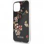 Guess Flower Shiny N.4 кейс за iPhone 11 Pro Max - черен
