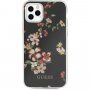 Guess Flower Shiny N.4 кейс за iPhone 11 Pro Max - черен