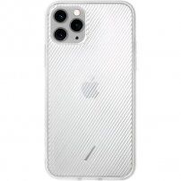 Native Union прозрачен кейс на райета за iPhone 11 Pro Max - бял