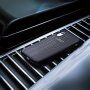 Audi оригинален кейс от PU кожа с лого за iPhone XR - черен