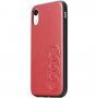 Audi оригинален кейс от PU кожа за iPhone 11 Pro Max - червен