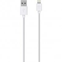 Belkin кабел за синхронизиране и зареждане с конектори Lightning / USB 2.0 - 2m - бял