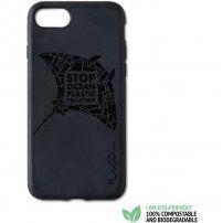Wilma Matte Manta Eco екологично разградим кейс за iPhone 6 / 7 / 8 / SE (2020/2022) - черен