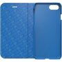 Adidas оригинален флип калъф с лого и райета за iPhone 7 / 8 / SE (2020/2022) - синьо-бял