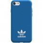 Adidas оригинален кейс с лого и с кожено покритие за iPhone 6 / 6S / 7 / 8 / SE (2020/2022) - син
