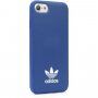 Adidas оригинален кейс с лого и с кожено покритие за iPhone 6 / 6S / 7 / 8 / SE (2020/2022) - син