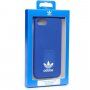 Adidas оригинален кейс с лого и с кожено покритие за iPhone 6 / 6S / 7 / 8 / SE (2020/2022) - син