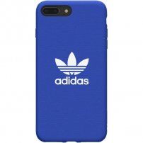 Adidas оригинален кейс с текстилно покритие за iPhone 6 / 6S / 7 / 8 / SE (2020/2022) - син