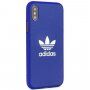 Adidas оригинален кейс с текстилно покритие за iPhone 6 / 6S / 7 / 8 / SE (2020/2022) - син