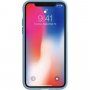 Adidas оригинален кейс с текстилно покритие за iPhone X / XS - светлосин