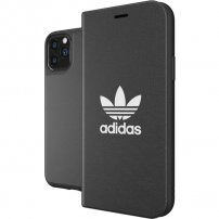 Adidas оригинален флип калъф с лого за iPhone 11 Pro - черно
