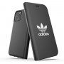 Adidas оригинален флип калъф с лого за iPhone 11 Pro - черно
