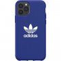 Adidas оригинален кейс с текстилно покритие за iPhone 11 Pro - син